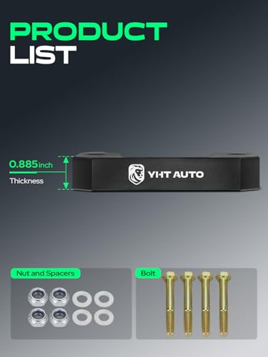 Image of YHTAUTO 1.5 Inch Front Leveling Lift Kit for Chevrolet, GMC | Compatible with 2007-2024 Silverado 1500 & Sierra & Tahoe, RWD /4WD | Raise the Front By 1.5 Inch, w /Hardware Kit, Set of 2