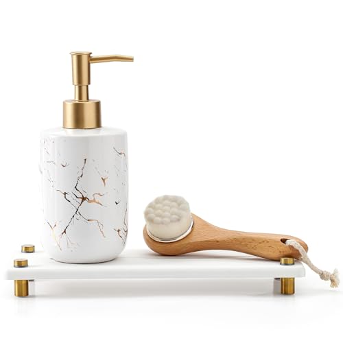 Razborci Water Absorbing Stone Sink Caddy Kitchen Sink Organizer Tray,