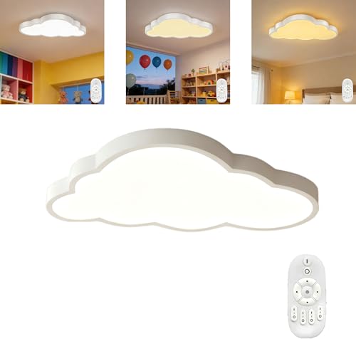 YRHome 48W Dimmbar Wolke LED Deckenleuchte Deckenlampe Wolke Effektlampe...