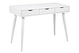 ivar schrank füße Pflegeleichte Oberfläche AC Design Furniture Schreibtisch Ivar, weiss, MDF, B: 50 x T: 110 x H: 77 cm