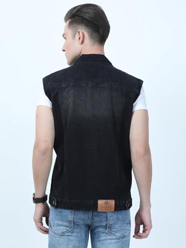 Image of VROJASS Denim Casual Half Sleeeves Men's Jacket Classy Winter Wear for Boy's(JX-OV1S-SFDQ)