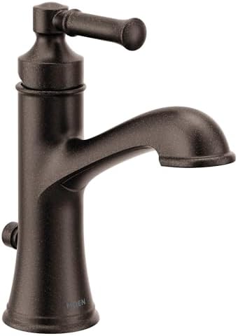 Moen Dartmoor Oil Rubbed Bronze Single Handle Bathroom Sink Fauce...