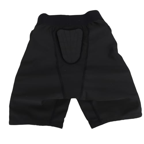 Short de compression garçons Dilwe avec rembourrage de sport hexagonal - 2