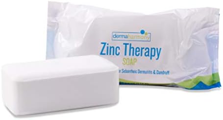 Dermaharmony 2% Pyrithione Zinc (ZnP) Bar Soap 4 oz - Crafted for Those with Skin Conditions - Seborrheic Dermatitis, Dandruff, Psoriasis, Eczema, etc.