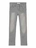 Powerstretch-Denim NAME IT Boy Jeans Powerstretch x-Slim Fit 158Light Grey Denim