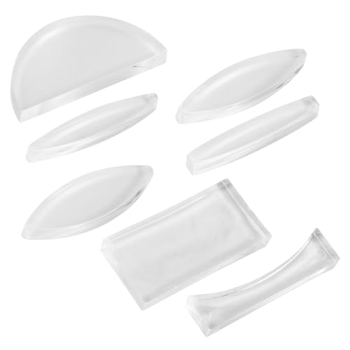 QUMIIRITY 7pcs Science Optical Lenses Set Physics Experiment Equipment Convex Concave Lens for Teaching Lab