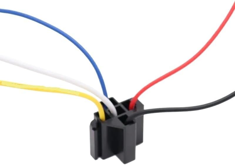 50pcs/pack K+ Automotive harness socket 4 pins/5 pins 14+16AWG(5pinsocket with wire)