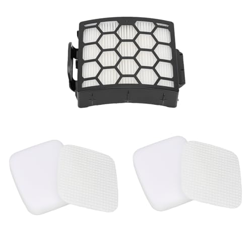 Vacuum Filters Replacement for Shark LA300 LA301 LA322 LA351 LA500 LA502 LA555 LA360 LA362 LA401 LA455 LA702 Rotator Lift-Away ADV DuoClean PowerFins Upright Vacuum 1 HEPA 2 Foam 2 Faux Felt Filters