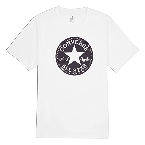 Converse T-Shirt Go-To Chuck Taylor Patch White Code 10023854-A01, White, L