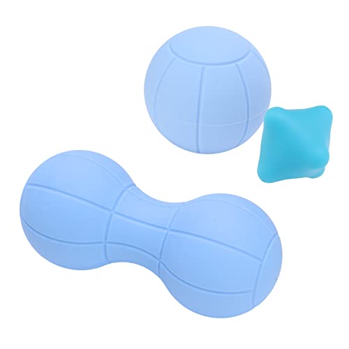 Pelota de Masaje Deportivo, Juego de Pelota de Masaje Deportivo, Superficie Lisa de Silicona, Ajuste, 3 Piezas para Mejorar el Dolor