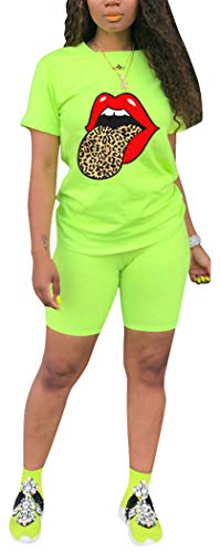 Image of TOPONSKY Womens 2 Piece Sports Outfit Tracksuit Shirt Shorts Jogger Bodycon Sets