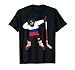 Dabbing Rottweiler Russland Eishockey Fan Trikot Wintersport T-Shirt