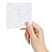 Paper Junkie 6-Pack Marble Sticky Notes, 600 Sheets 3.5 x 3.5 inch Aesthetic Memo Notepads, Assorted Cute Reminder Pads for Teacher, School, Study, Work, Home and Office Supplies (6 Designs)