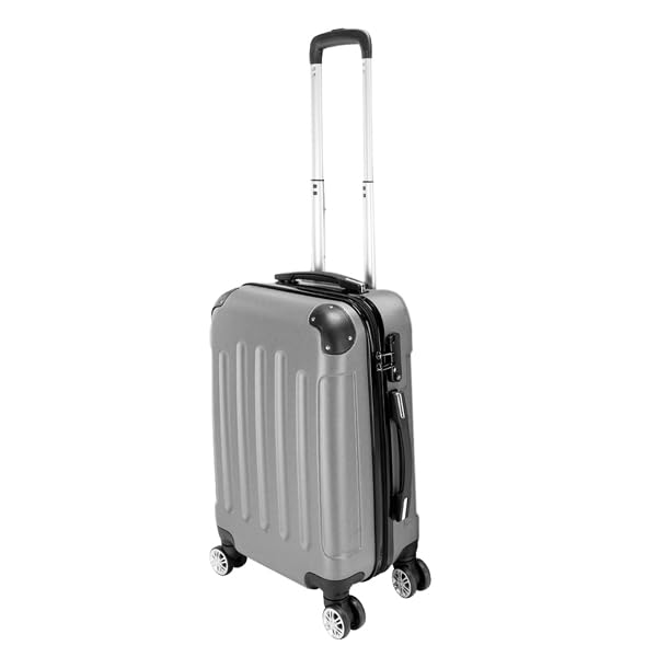 3-in-1 Portable ABS Trolley Case 20"" / 24"" / 28"" Gray, -416-939964463