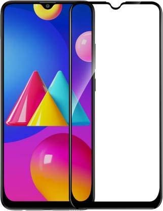 Image of Tempered Glass Screen Protector Compatible For Samsung F02s Full Screen Coverage (Except Edge to Edge) and Free Complete Easy Installation kit