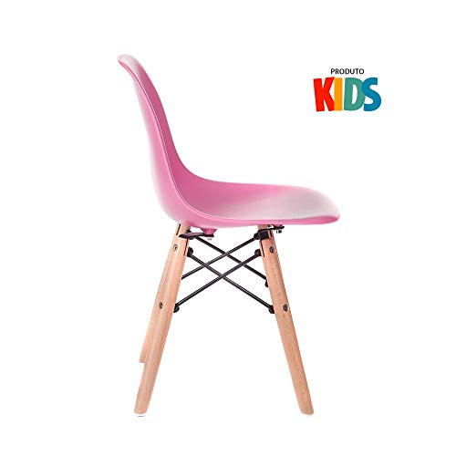 Cadeira infantil Eames Eiffel Junior cadeirinha kids Nude