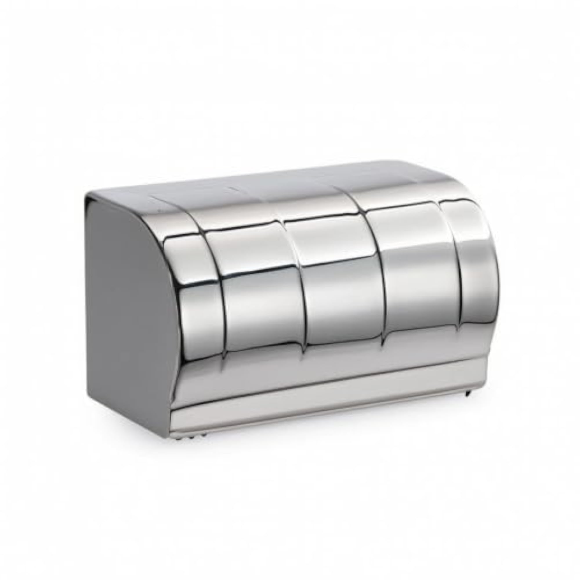 Wall-Mounted Toilet Roll Holder with Shelf