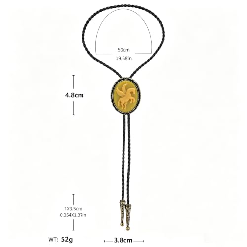 Image of Jeilwiy Bolo Tie for Men, Western Bolero Tie Cowboy Ties Native American Cowgirl Bolo Tie Accessories for Men Women