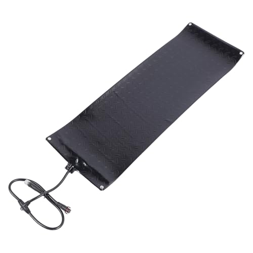 Snow Melting Mat Non Slip Rubber Winter Heated Mat 4PCS 10x30in 2Pin Series Type for Outdoor Roof Stairs Driveway Walkway with Water Proof Performance and Fast Heat Melting Rate