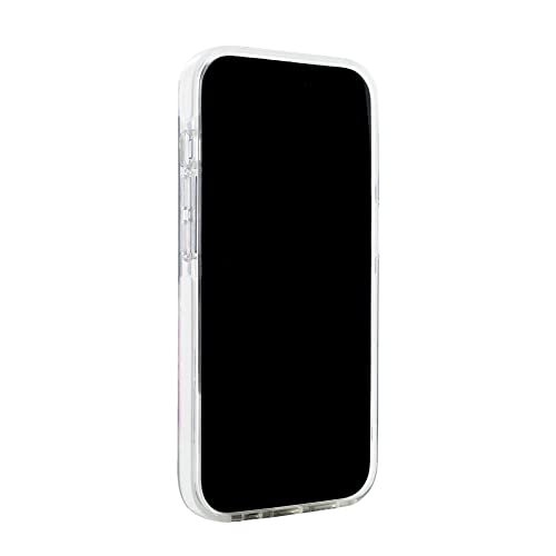 Ted Baker - iPhone 15 Pro - rich Vegan Leather and electroplated back shell for protection - Antishock/Magsafe - Flower Placement