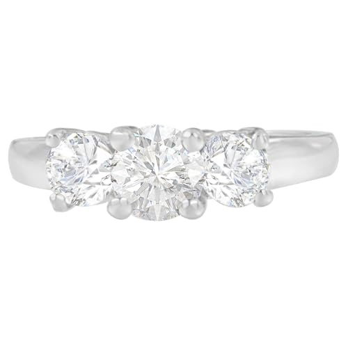 Original Classics 14K White Gold Round Diamond Cluster Ring (1 1/2 cttw, H-I Color, I1-I2 Clarity)