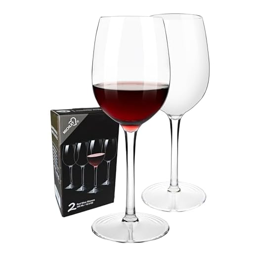 COOKY.D Verres à vin en Tritan-Plastique pour Vin Rouge 355 ML, 100% Incassable à Long Verres à vin Rouge, Lave-Vaisselle Garanti, Lot de 2