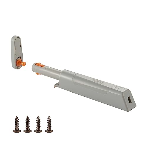 4 Pack | Powerful Attraction Push-to-open Door Latch for Cabinets - HBL’ Heavy-Duty Cabinet Push Latch, Non-Magnetic RV Drawer Catch, Kitchen Hardware Touch Release Latch.