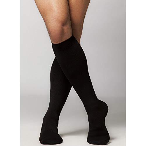 Meia 3/4 Panturrilha Urban 193B 15-20 MMHG Sigvaris Preta Preta Grande
