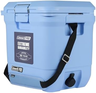 Coleman PRO Heavy-Duty Insulated Hard Cooler with handles | large...