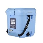 Coleman Pro 25-Quart Hard Cooler with Wheels, Blue Sky