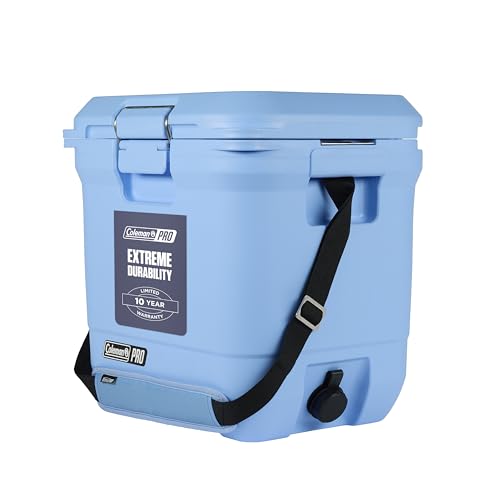 Coleman Pro Heavy-Duty 25qt Ultra-Light Premium Hard Cooler, Extra-Thick Insulation Keeps Ice up to 3 Days, 36-Can Capacity