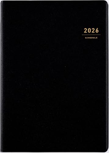 高橋 手帳 2026年 A5 ウィークリー デスクダイアリー 黒 No.95 (2025年 12月始まり)のサムネイル