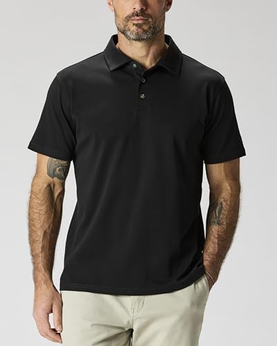 Huckberry Wills Aloeknit Polo, Short Sleeve Mens Polo Shirt, 100% Pima Cotton2