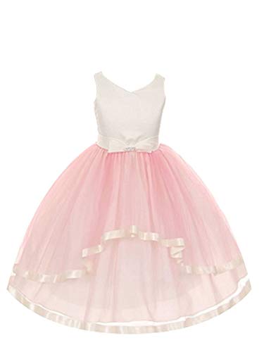 Image of SOFYANA Girl's Satin A-Line Maxi Dress