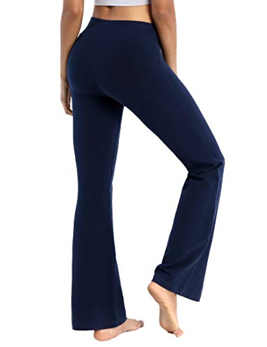 Image of BUBBLELIME 29 inch /31 inch /33 inch /35 inch /37 inch 3 Styles Women's High Waist Bootcut Yoga Pants Basic /Side Pockets Tummy Control Workout Flared