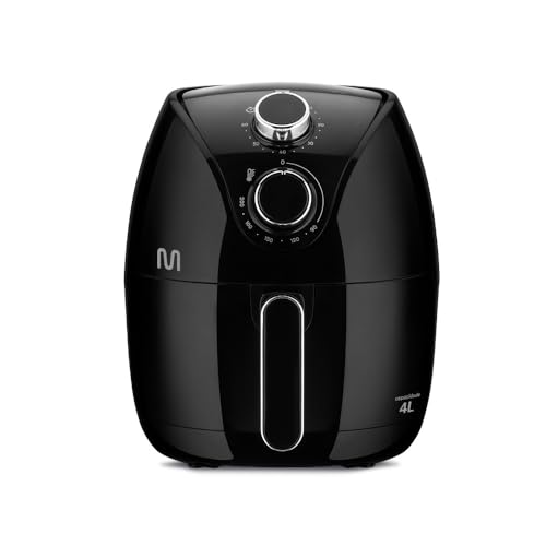 Fritadeira Elétrica sem Óleo Air Fryer 4 Litros 1500W 220V Preta Multi - GO202