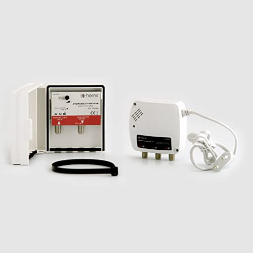 D-Home - Kit Amplificateur TV Extérieur TNT à 2 Sorties Type