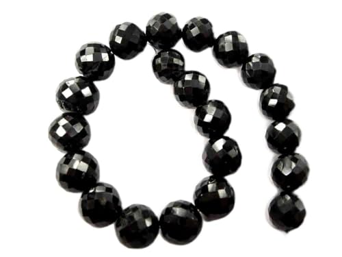 Perles de spinelle noires naturelles pour réparer et personnaliser vos bijoux cassés