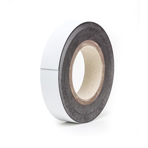 Magnet-Lagerschilder Rollenware weiß Höhe 40 mm Rollenlänge 10 m kaiserkraft