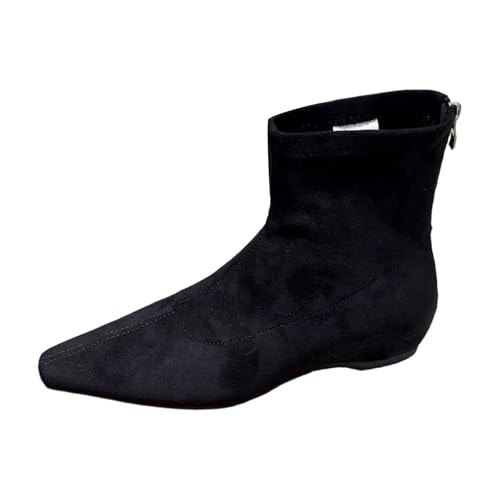 Bottines plates bout pointu pour le quotidien et les loisirs décontractés