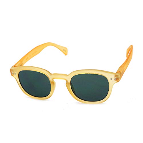 IZIPIZI イジピジ サングラス #Cモデル ボストン (イエローハニー/グリーン)
