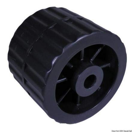 OSCULATI Rullo Laterale Nero Ø 15 mm