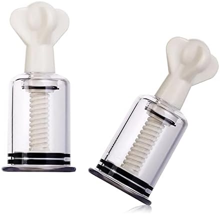 Npple Sucker,2PCS Cupping Set,Vacuum Twist Suction Cupping Device for Relaxation Pain Relief 2.5cm