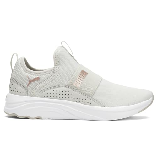 PUMA Womens Softride Sophia Slip On Running Sneakers Shoes - Grey