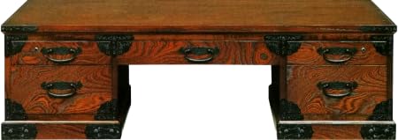 Amazon | 筑後民芸 No9-文机(両引出) 「購入前に納期をお