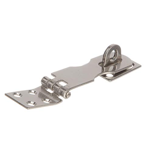 Image of Seachoice Marine-Grade Safety Hasp, Polished 304 Stainless Steel, 2-7 /8 in. X 1-3 /8 in.
