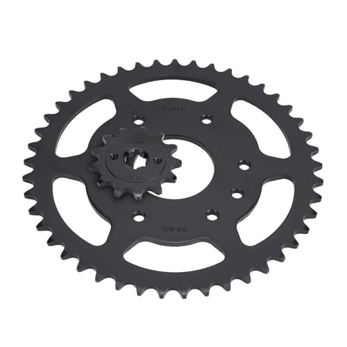 Gear 13T 14T 42T 45T 48T Motorcycle Front And Rear Sprocket 520 Chain For Road 125 200 RC ABS(520-48T)