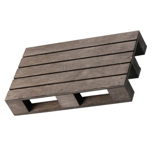 VANZACK 木製トレー キッチンカウンター用鍋敷き おしゃれな炭化木パレットコースター 軽量滑り止め加工 多機能ポットホルダー テーブル保