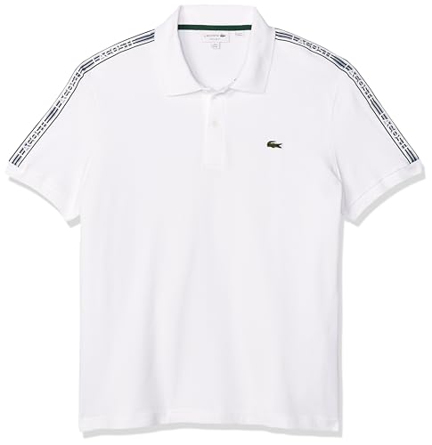 Lacoste Men's Seasonal Short Sleeve Regular Fit Shoulder Taping Polo