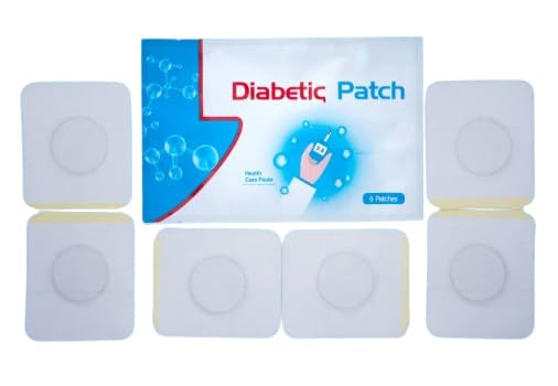 Herbal Diabetic Patches | Natural Blood Sugar Support | 24-Hour Transdermal Delivery | Plant-Based Herbal Extracts | Ideal for Diabetes Care & Metabolism Boost | Perfect for Men & Women | 6 Pcs